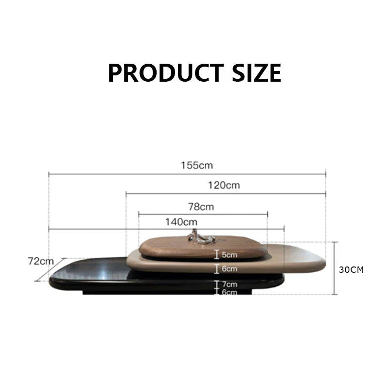 The Ovula 3 Layer Coffee Table