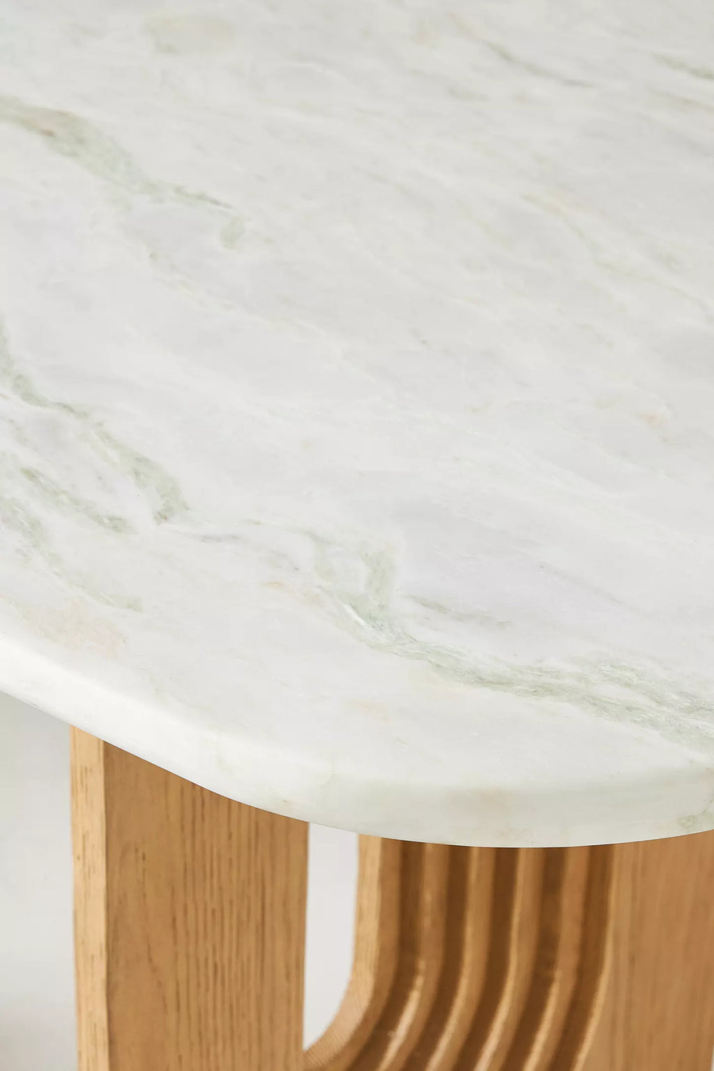 Cayden Oak Marble Dining Set