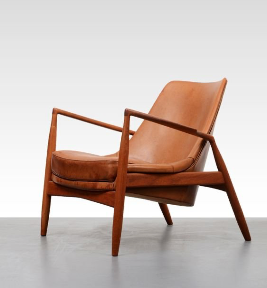 Kofod Larsen Vintage Wood Armchair