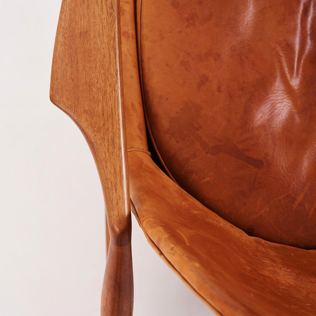 Kofod Larsen Vintage Wood Armchair
