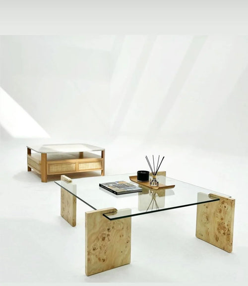 Burl Coffee Table